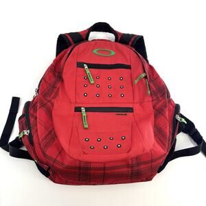 Vtg Y2K Oakley Red Backpack Arsenal Pack Camping Hydrofuse Multipocket